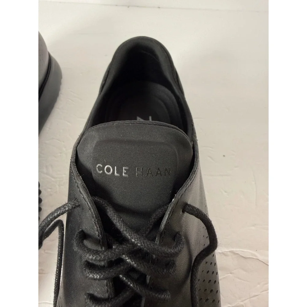 Cole Haan Zerogrand Wing Oxford Mens 10W Black Leather Shoes C23832